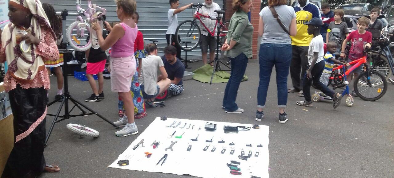 Lauréate Appel à Agir In Seine-Saint-Denis, RosnyCyclettes, la tête dans le guidon de l’ESS