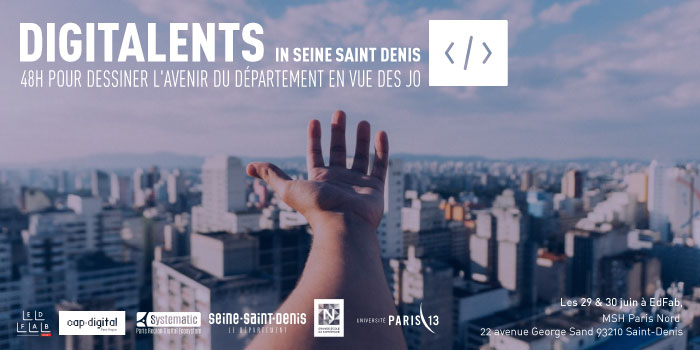 Hackathon Digitalents in Seine Saint Denis